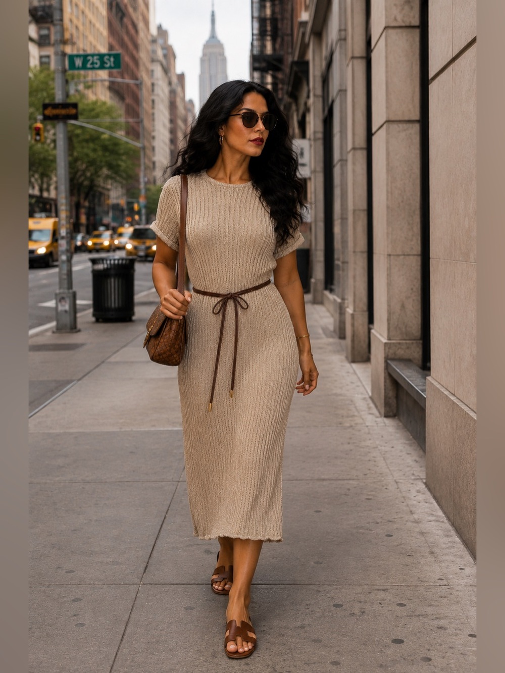Open Knit Sheath Dress /Donna Karan New York - Picture 4 of 7